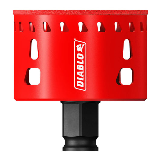 Diablo 2-1/2" Diamond Grit Hole Saw - Efficient Drilling in Tile & Glass – view 2 - Auzzistore