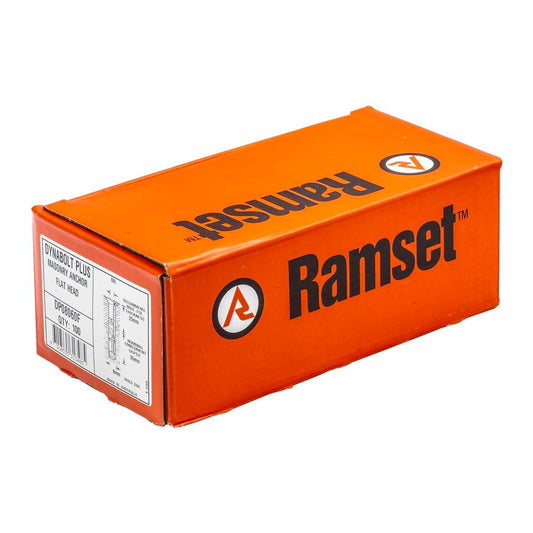 Ramset DynaBolt Plus - 8mm x 60mm - Gold Passivated - Countersunk - 100 Pack - Auzzistore