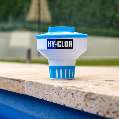 Hy-Clor Pool Floating Dispenser - Adjustable Vents - UV Resistant - Easy Use