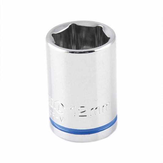 Kincrome 12mm Socket - Chrome Vanadium Steel - Mirror Polish Finish