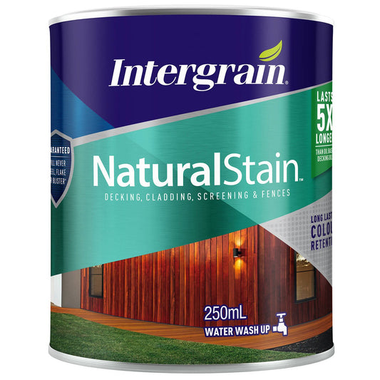 Intergrain NaturalStain 250ml Jarrah Redgum Timber Stain Water Based - Auzzistore