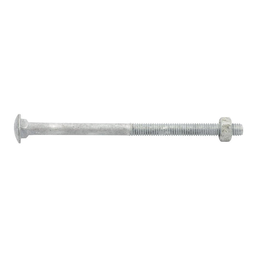 Zenith Cup Head Bolt - M6 x 100mm - 4.6 Grade Steel - Hot Dipped Galvanised - Auzzistore