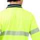 Citeco Yellow Hi Vis Long Sleeve Polo Small - Reflective - Lightweight - Comfortable