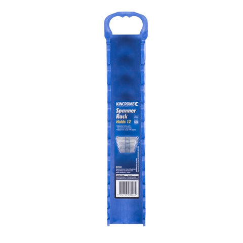 Kincrome Spanner Rack - 12 Slot - TPR Plastic - Carry Handle - Auzzistore