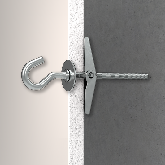 Ramset Spring Toggle - Round Cup Hook - 2 Pack - Gold - High Load Capacity – view 2 - Auzzistore