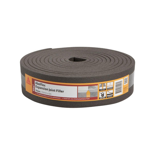 Sika Expansion Joint Filler - 10mm x 75mm x 6m - Polyethylene Foam - Durable - Auzzistore