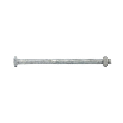 Zenith Hot Dip Galvanised Hex Head Bolts and Nuts M6 x 100mm 25 Pack