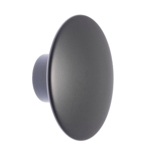 Lane 76mm Matte Black Round Timber Knob - 1 Piece - Versatile Design