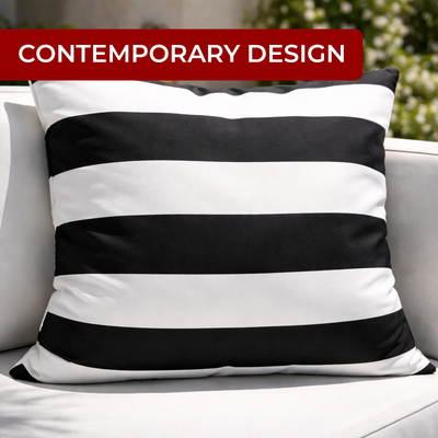 Mojo 60cm Striped Cushion Cover - Contemporary Design - Multi Colour
