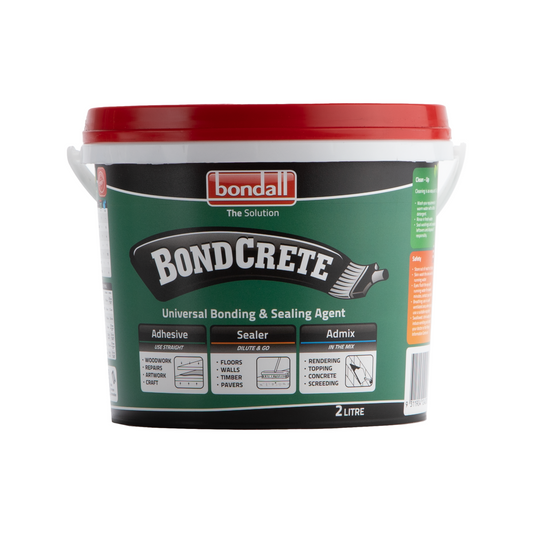 Bondall Bondcrete 2L Cement Additive - Water-Based - High Strength