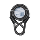 Syneco 1.2m Security Cable Lock - PVC Coated - Easy Storage - Black