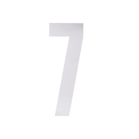 Sandleford Self Adhesive Wheelie Bin Number 7 - 175mm - White - Pack of 2