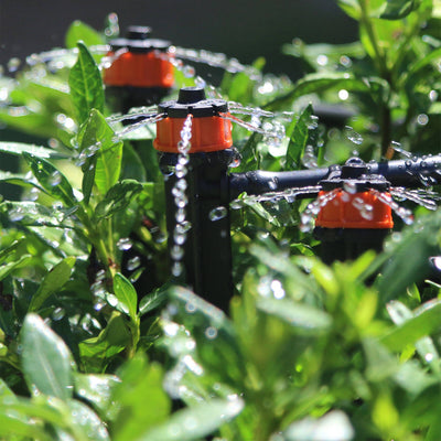 Holman Barbed Drip Irrigation PC Emitter 5 Pack 110mm Plastic Uniform Watering