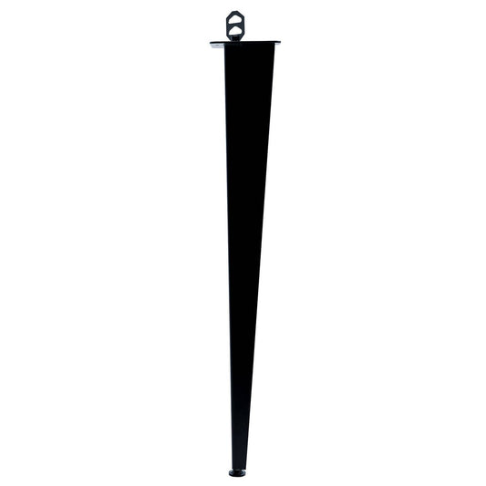 Taskmaster Corner Furniture Leg - 710mm - Black Steel - Adjustable Height – view 2 - Auzzistore