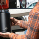 Oztrail 3.7L Insulated Jug Drink Flask - Matte Charcoal - 18/8 Stainless Steel