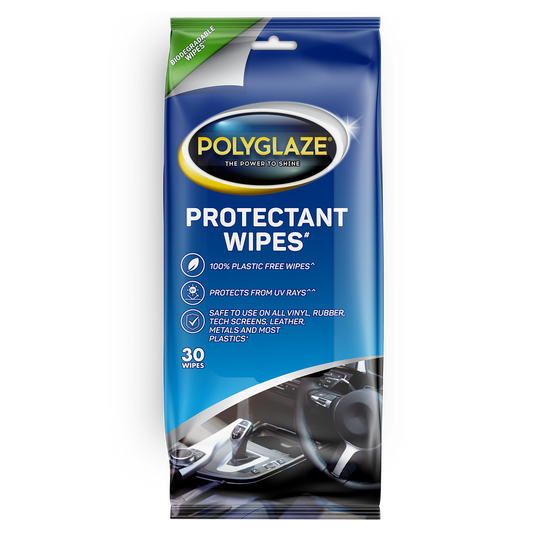 Polyglaze Auto Protectant Wipes - 30 Pack - Biodegradable - 115mm x 210mm