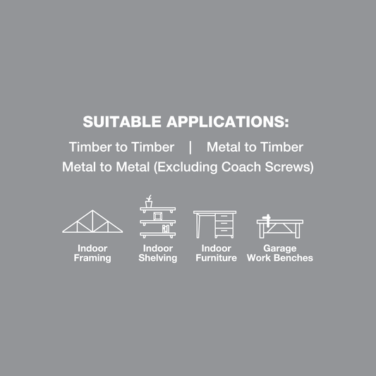 Zenith Zinc Plated Hex Head Bolts and Nuts M10 x 125mm - 1 Each - Durable Fastening – view 2 - Auzzistore