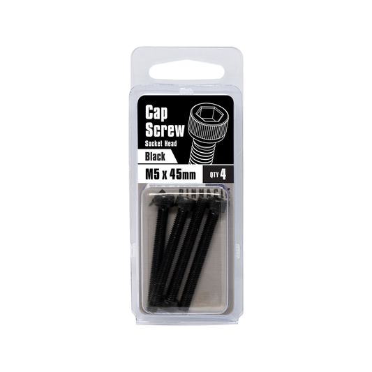 Pinnacle M5 Black Oxide Socket Head Cap Screw 4 Pack - 45mm – view 2 - Auzzistore