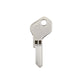 EHI Silver Blank Key - 47mm Nickel Plated Brass - Easy To Carry