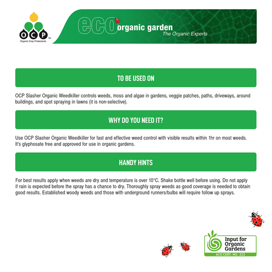 OCP Slasher Weedkiller - 3L - Liquid - Glyphosate Free – view 2 - Auzzistore