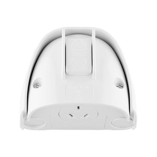 Deta Weatherproof Power Point - 240V 10A - Polycarbonate - IP54 Rated - Auzzistore