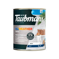Taubmans 1L White Matt All Weather Exterior Paint - Water Based - Mould Resistant
