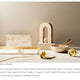 Gainsborough Avant Alba Satin Brass Passage Lever Set - 145mm x 64mm - QuickFix Installation