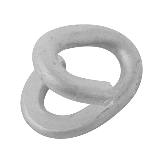Pinnacle 8mm Galvanised Split Link - 1 Pack - Silver - Auzzistore