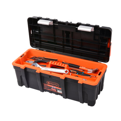Tactix 660mm Heavy Duty Tool Box - Polypropylene - Durable Storage