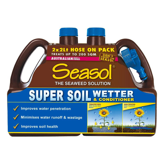 Seasol Super Soil Wetter - 2L Liquid - Improves Water Penetration