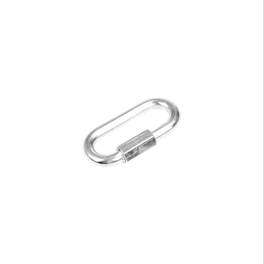 Pinnacle 4mm Zinc Plated Quick Link 2 Pack - Durable Steel - Silver - Auzzistore