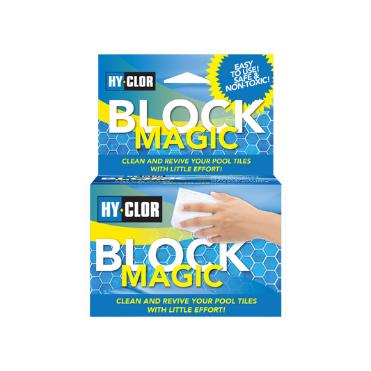 Hy Clor Magic Block - 110mm - Chemical Free - Pool Stain Remover - Auzzistore