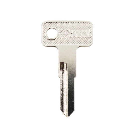 Ehi mer34r Silver Blank Key - Nickel Plated Brass - 54mm x 23mm - Versatile Key Cutting - Auzzistore