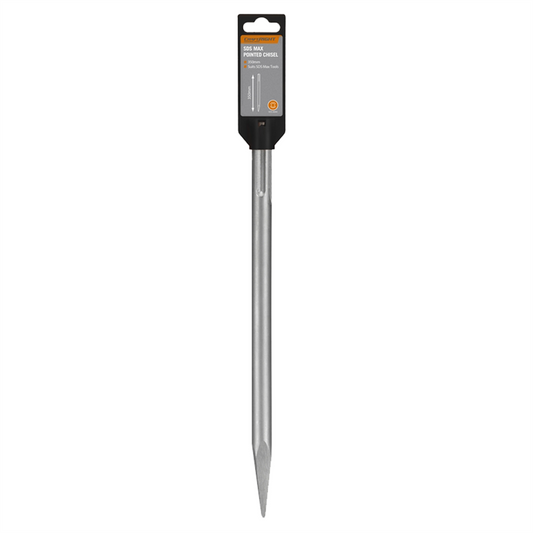 Craftright 350mm SDS Max Pointed Chisel Metal Light Chiseling Tool - Auzzistore