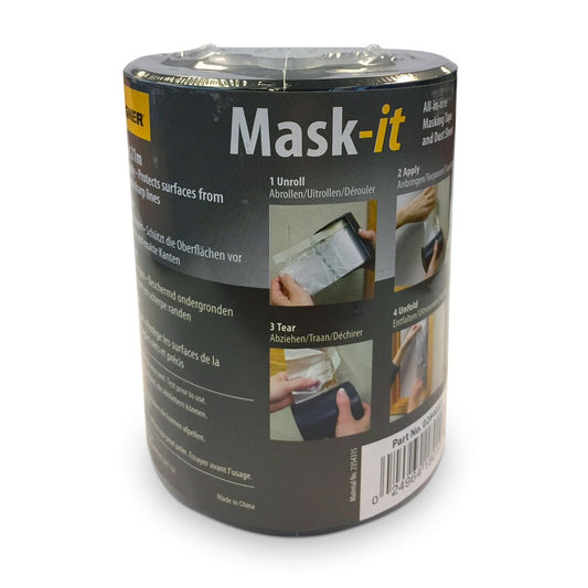 Wagner Mask It - 55cm x 21m - Pre-taped Plastic - Easy to Use - Auzzistore