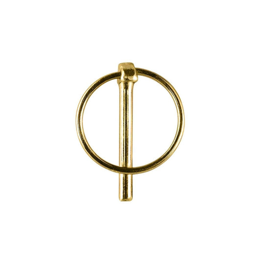 Pinnacle Lynch Pin - 5mm - Metal - Yellow Zinc Plated - 2 Pack - Auzzistore