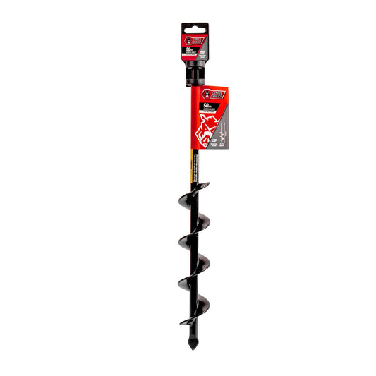 Full Boar 50mm Garden Auger Bit FBGA-50450 - Solid Steel - Durable - 450mm Depth – view 2 - Auzzistore