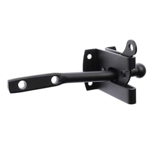Zenith Matte Black Improved Gate Latch - 60mm x 35mm x 130mm - Steel – view 2 - Auzzistore
