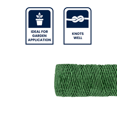 Grunt Sisal Twine - 60m - Dark Green - High Strength Garden Rope