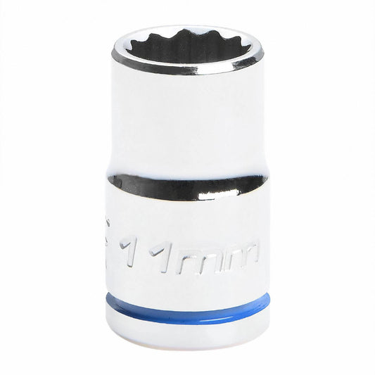 Kincrome 11mm 3/8 Drive Socket - Chrome Vanadium Steel - Rust Resistant