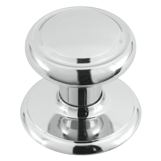 Gainsborough Classic Passage Knobset - 90mm - Aluminium - Bright Chrome - Auzzistore