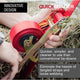 Quickloader Retractable Ratchet Strap Tie Down 5m x 35mm 1000kg - 2 Pack - Red - Heavy-Duty Cargo Securement
