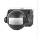 Arlec Movement Activated Security Sensor Light - 12m Range - Plastic - Reliable Detection