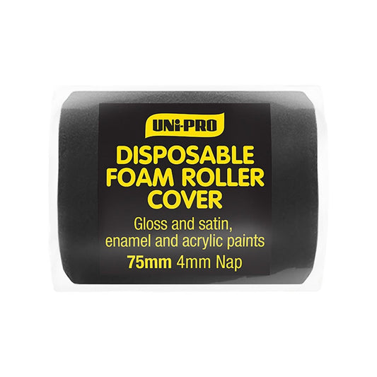 Uni Pro Disposable Foam Roller Covers - 75mm x 4mm - Foam - High Gloss - Auzzistore