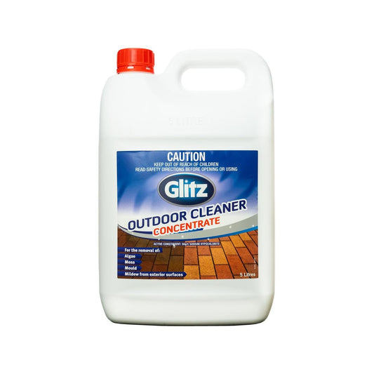 Glitz Outdoor Cleaner Concentrate - 5L HDPE Bottle - Restores Surfaces