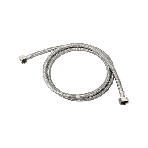 Kinetic Stainless Steel Flexible Braided Hose Water Connector 2500mm - 1/2" BSP - Corrosion Resistant - Auzzistore