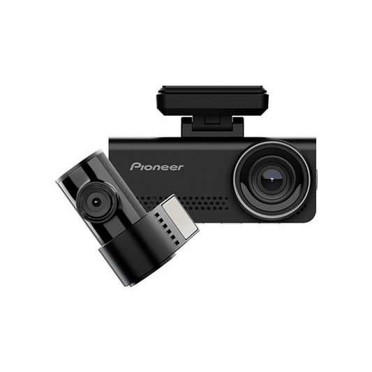 Pioneer VREC-Z820DC 3 Inch Black Dual 4K FHD Dash Cam - Night Vision, GPS