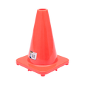 Syneco 300mm PVC Safety Cone - High-Visibility Orange - Traffic Management
