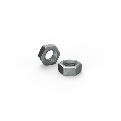 Zenith Hot Dip Galvanised Hex Nuts M6 50 Pack Steel Rust Resistant