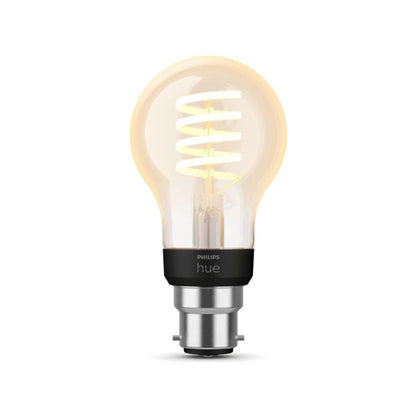 Philips Hue A60 B22 LED 550lm White Ambient 7W Smart Filament Globe